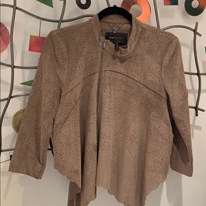 BCBGMAXMAZRIA SUDE JACKET
